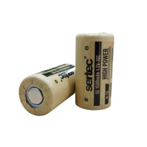 1.2V Ni-Cd SC 1500 Mah Kağıt Şarjlı Pil 10C (Başsız/Flat Head) (538538)
