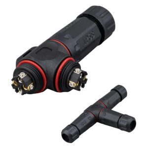 4 Pin Telli 3Lü Ip68 Su Geçirmez Rj45 Konnektör (538538)