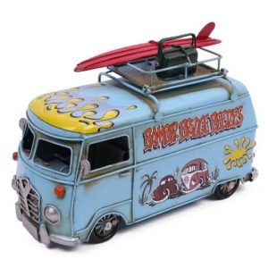 Dekoratif Metal Minibüs Çerçeveli ve Kumbaralı Hediyelik (5379) (538538) - Görsel 4